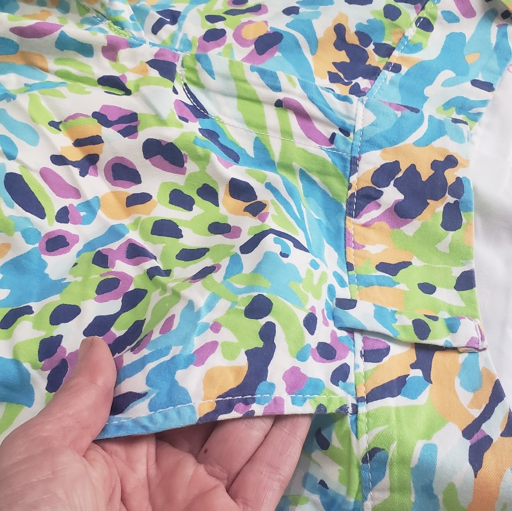 Lilly Pulitzer Sea Soirée Chipper shorts Size 2  Sea blue - Picture 13 of 13